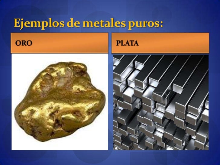 Metales y aleaciones