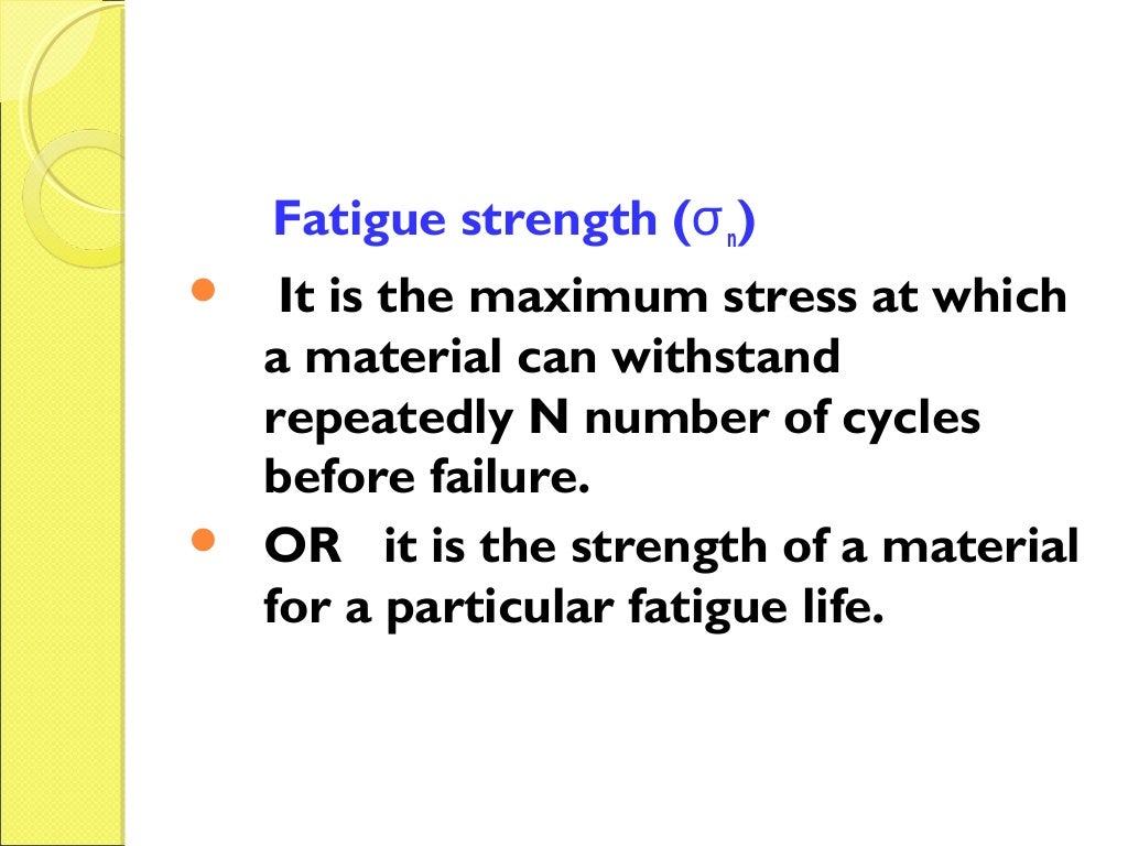 Metal fatigue ppt