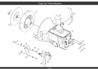 1
12
2
6
5
4
7
3
11
10
8
21
9
13
20
15
14
16
18
19
17
Caja de Velocidades
2-600
 