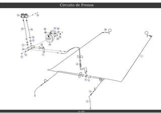 25
24
1
8
11
21 22
20
19
23
5 4
14
15
6
17
13
7
18
12
16
10
9
3
2
Circuito de Frenos
8-100
 