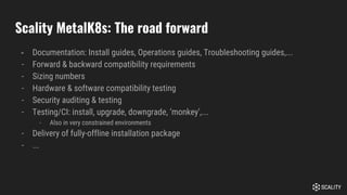Scality Hardware Introducing Scality MetalK8s | PDF