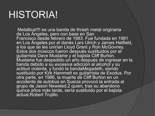 Por qué Metallica cambió su sonido? - ROCKEROS FOREVER