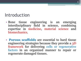 Metallic scaffolds for bone tissue engineering | PPTX
