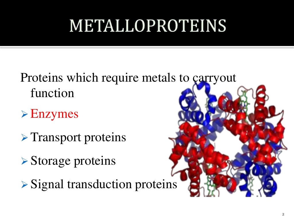 Metalloenzymes preethi