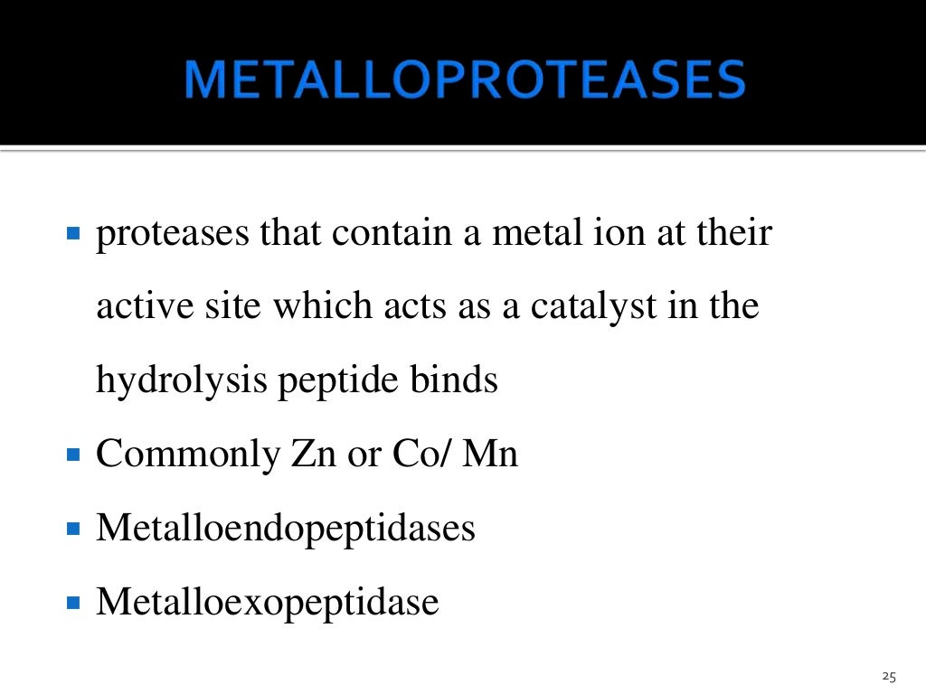 Metalloenzymes preethi
