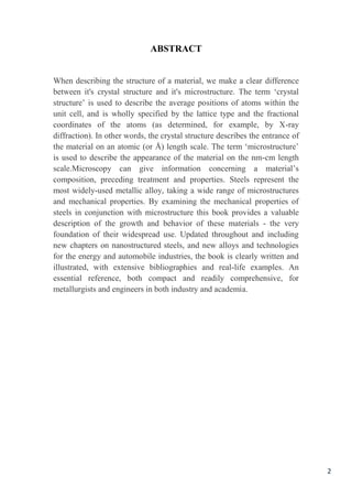 Metallurgy Lab | PDF