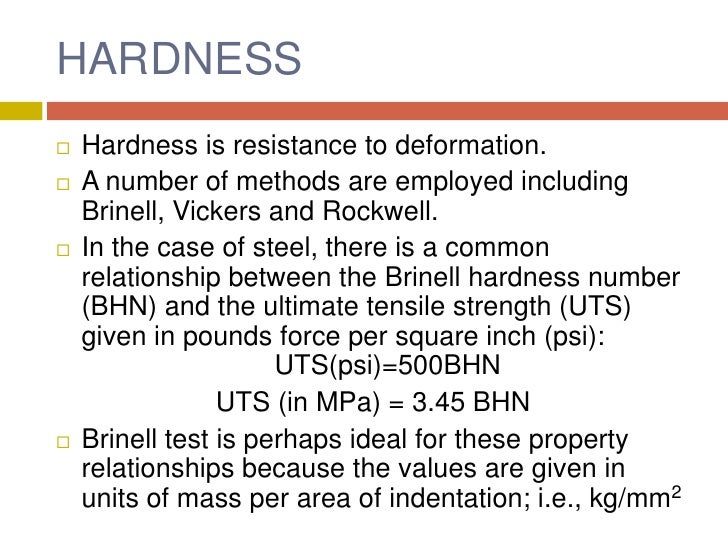 Metallurgy P R O P E R T I E S And Definitions