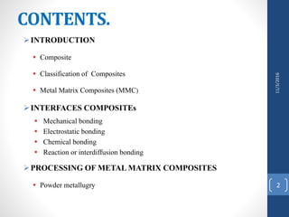 Metal matrix composites | PPTX