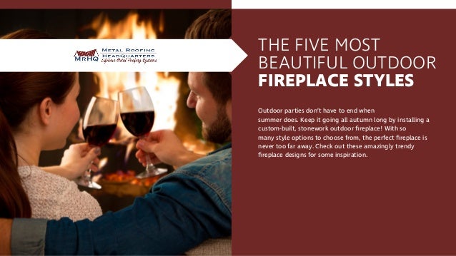 The Five Most Beautiful Outdoor Fireplace Styles