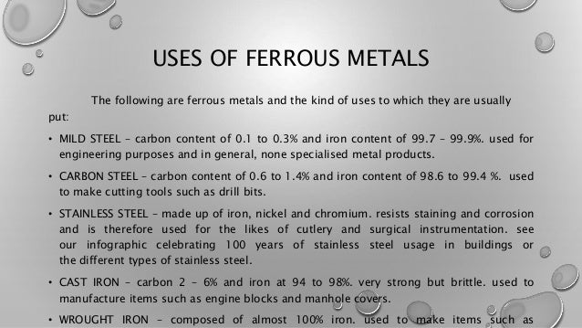 Which metals make up stainless steel?