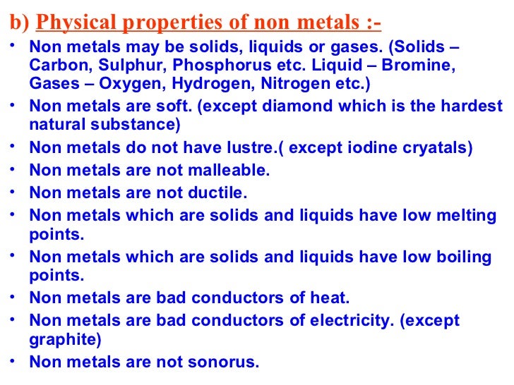 hydrogen metal or nonmetal