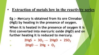Metals and non metals physical chemical properties | PDF