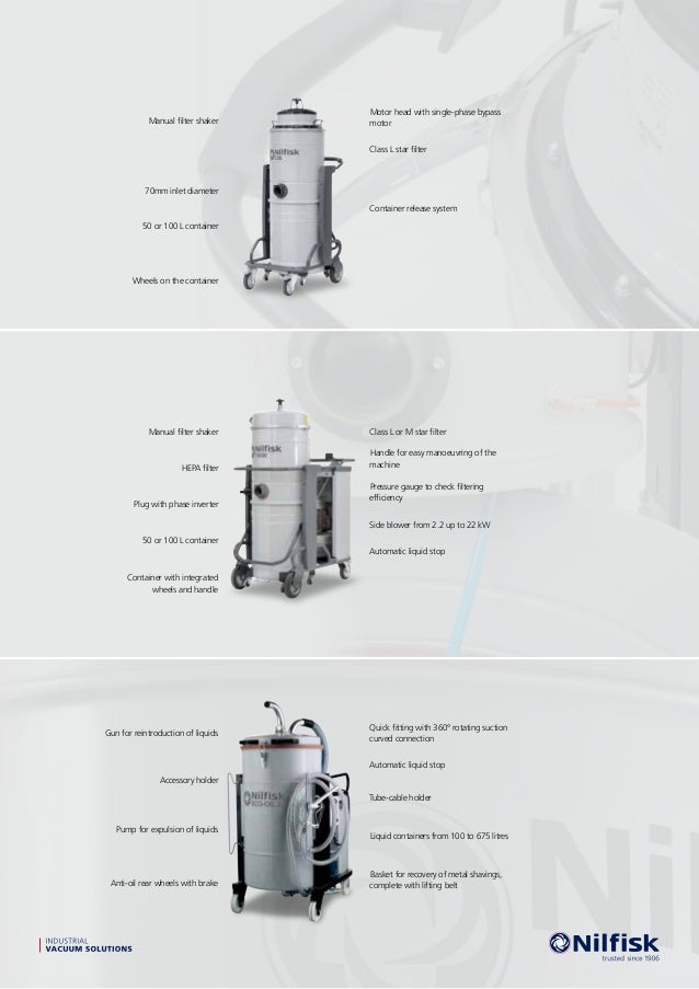 Nilfisk Industrial Vacuum Solutions for the metal industry