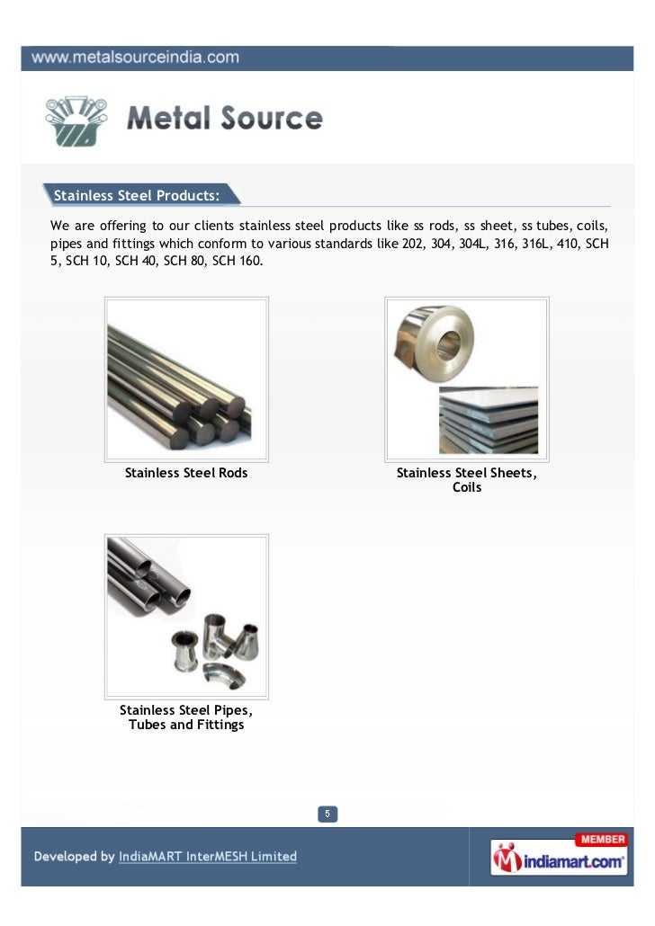 Metal Source, Coimbatore (India), Coimbatore, Stainless Steel
