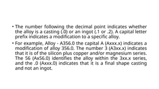 Metals and alloys chapter 2 PowerPoint.. | PPTX