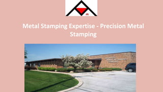 Metal Stamping Expertise - Precision Metal
Stamping
 
