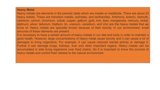 Metal toxicity presentation-Forensic 