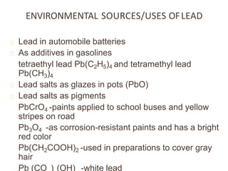 heavy Metal toxicology in environment science | PPT