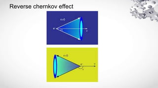 Reverse chernkov effect
 