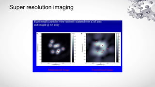 Super resolution imaging
 