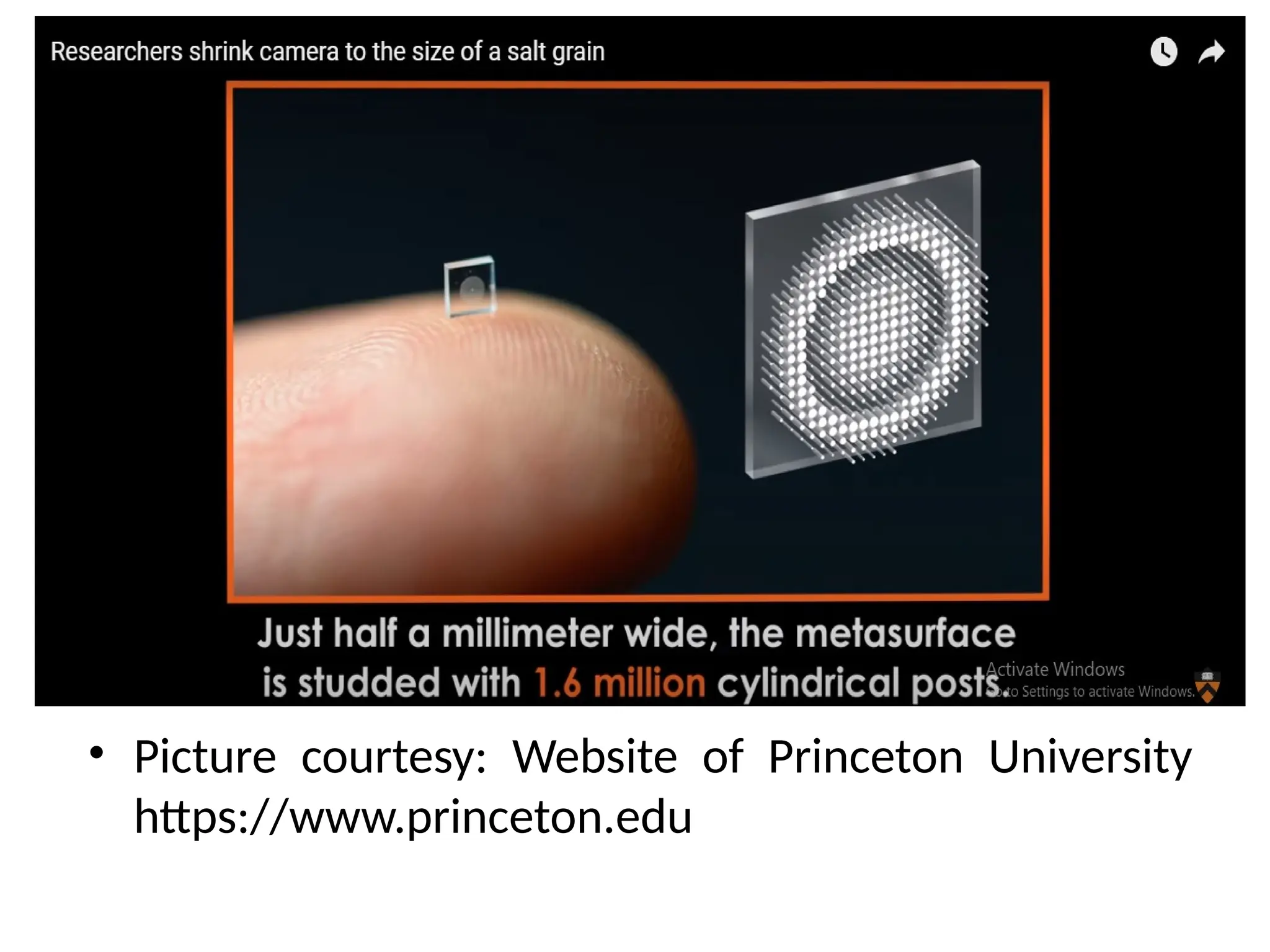 • Picture courtesy: Website of Princeton University
https://www.princeton.edu
 