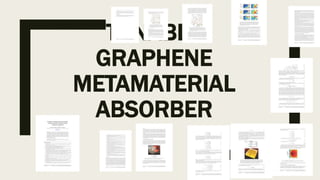 TUNABLE
GRAPHENE
METAMATERIAL
ABSORBER
 