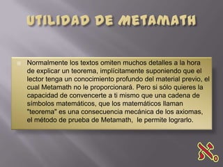 Metamath | PPT