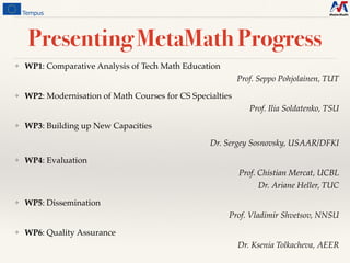 Metamath Goals, Activities and Progress | PDF