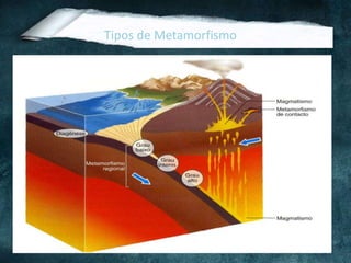 Tipos de Metamorfismo
 