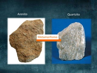 Arenito Quartzito
Metamorfismo
 