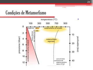 23

                            IL 2012




Condições de Metamorfismo
 