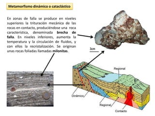 Brecha De Falla Roca Metamorfismo y rocas metamórficas | PPTX