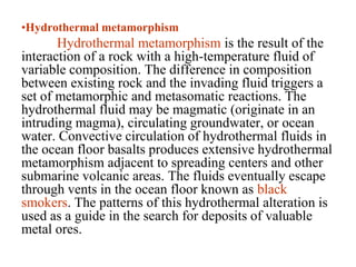 Neocrystallization Diagram Metamorphic rocks | PPTX