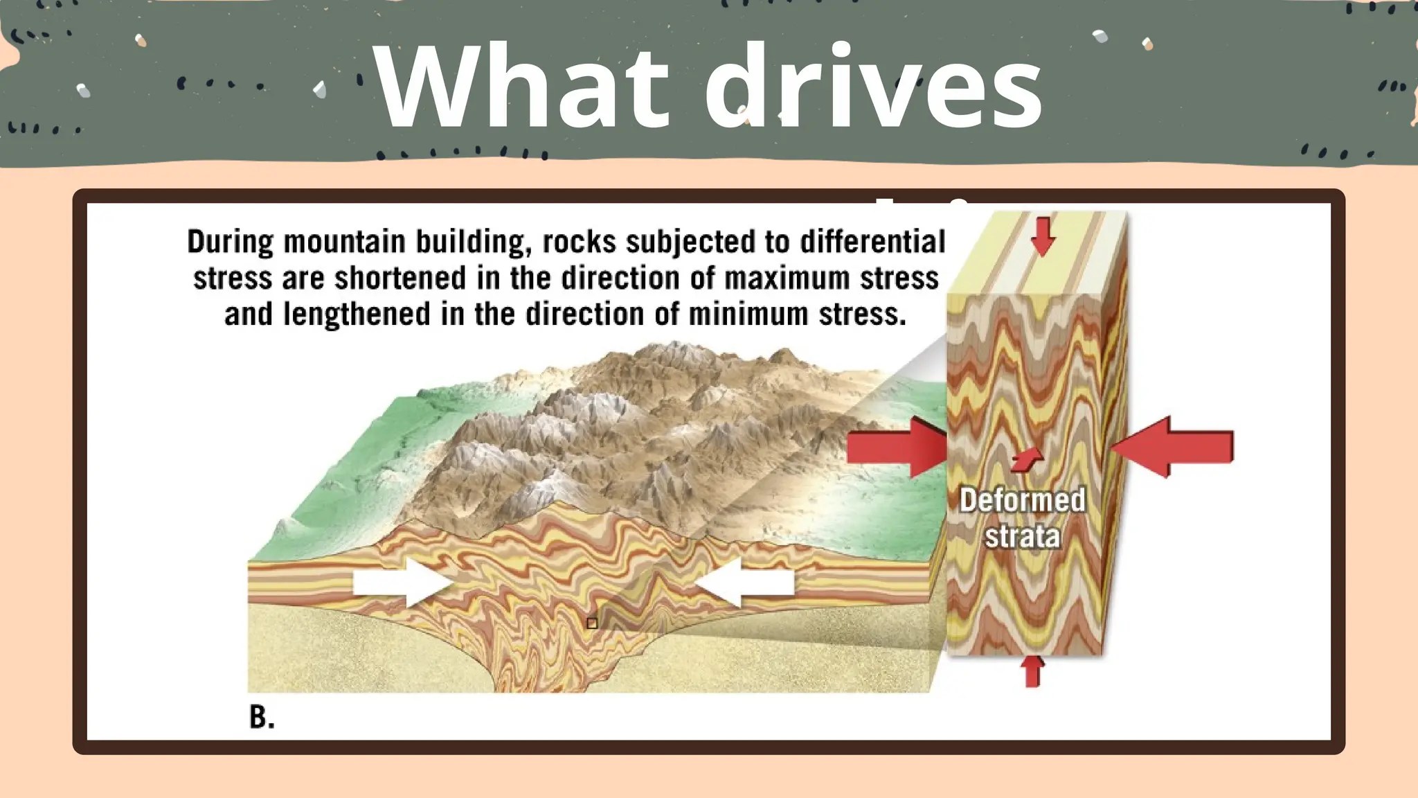 What drives
Metamorphism
 