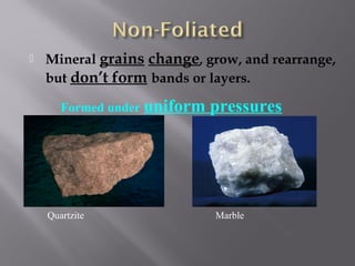Metamorphic rocks process of formation 2014 | PPT