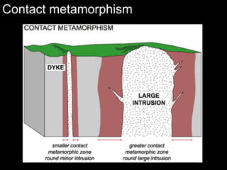 The layers of rock shown below have been deformed by directional stress.  Such pressure is most active in convergent plate boundaries.