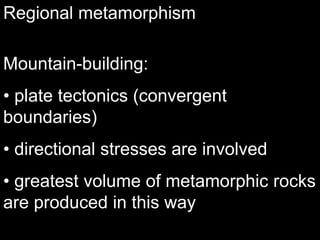 regional metamorphism