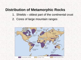 Metamorphic Rocks Uk Map Metamorphism is the transformation of existing rock (the protolith ...