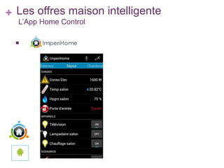 + Les offres maison intelligente
L’App Home Control



I

 
