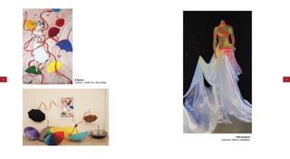 8 9A.Ayuna
Chance, 110x80 cm, silk printing
P.Munkhgerel
Catharsis, fashion installation
 