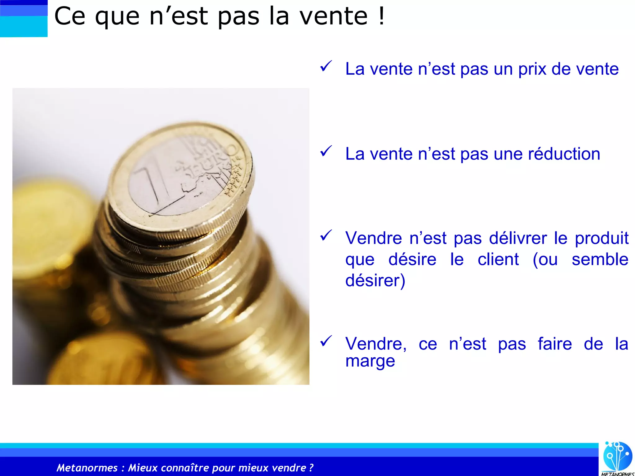 Metanormes Mieux Connaitre Pour Mieux Vendre