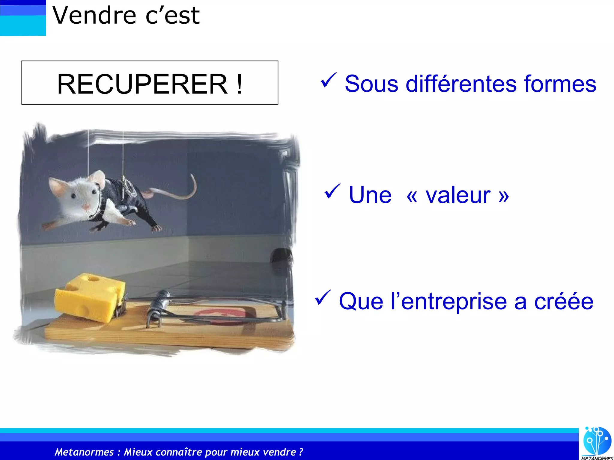 Metanormes Mieux Connaitre Pour Mieux Vendre