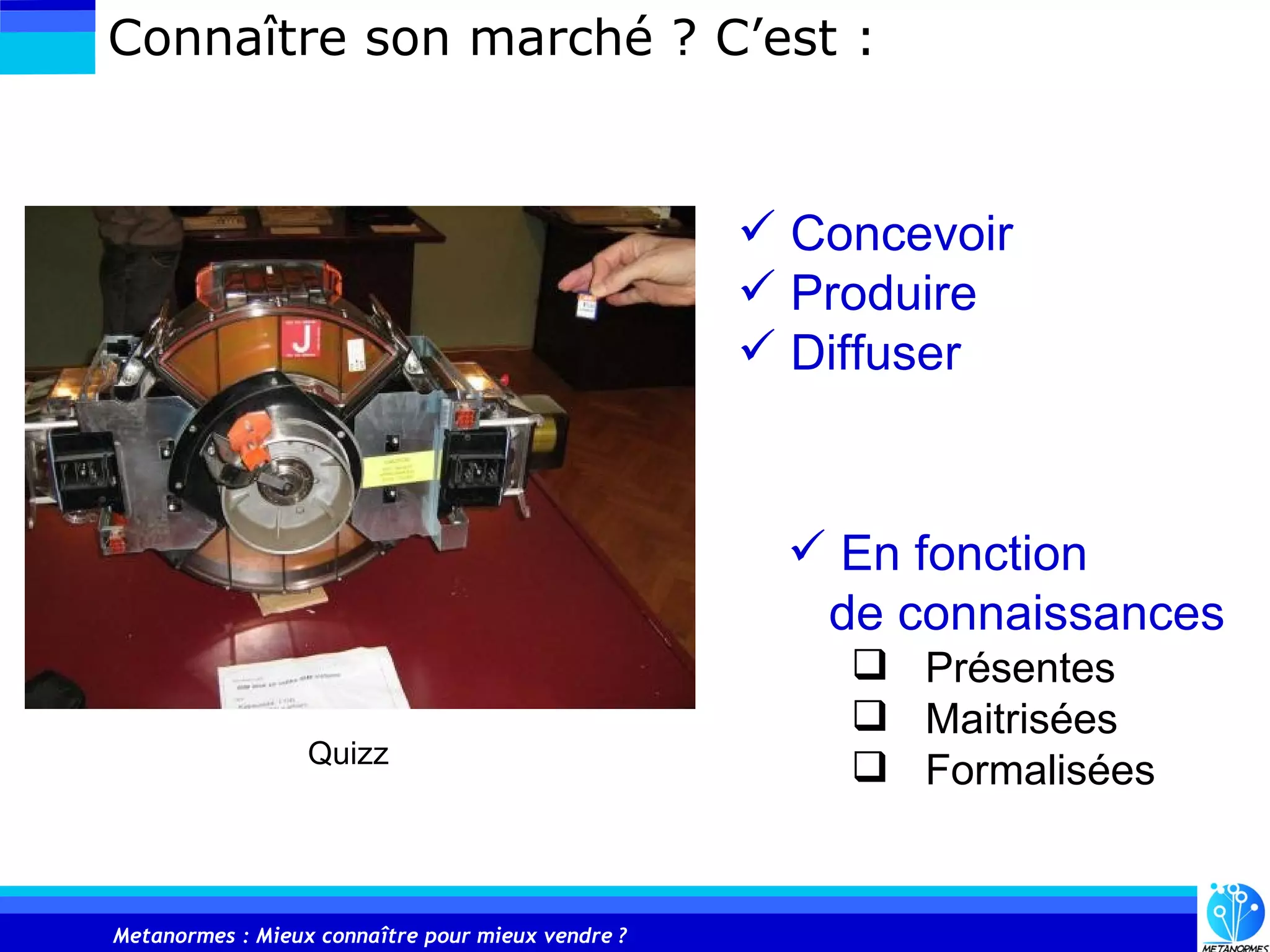 Metanormes Mieux Connaitre Pour Mieux Vendre
