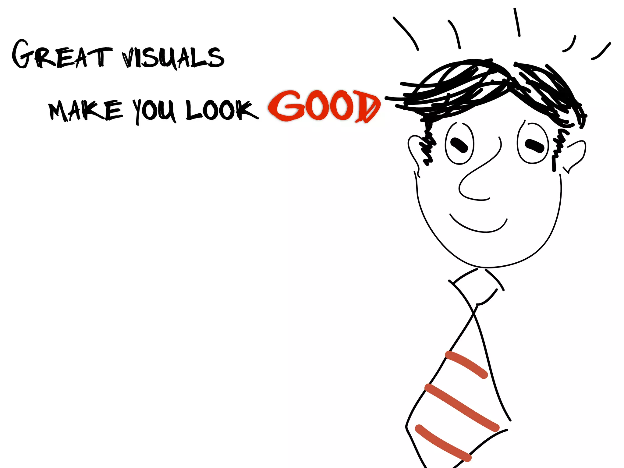 Great visuals
make you look good