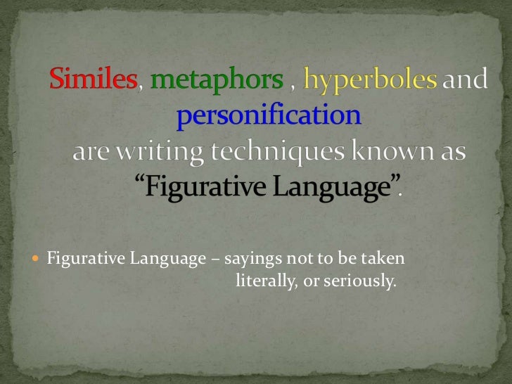 Figurative Language Instruction