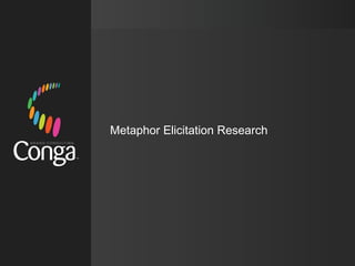 Metaphor Elicitation Research
 