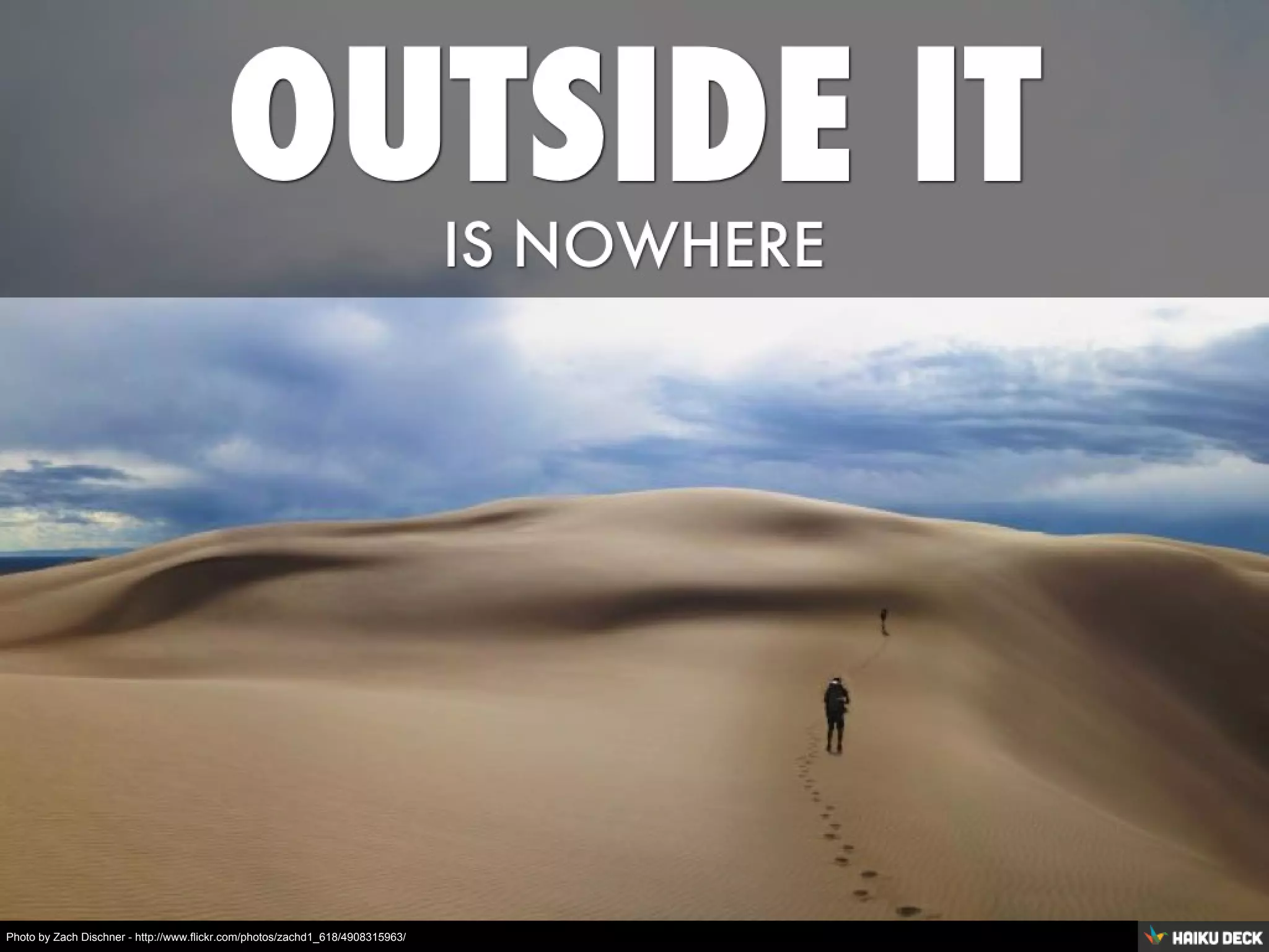 Photo by Zach Dischner - http://www.flickr.com/photos/zachd1_618/4908315963/
 