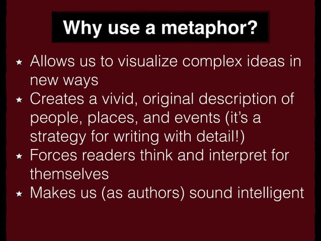 Metaphors Introduction