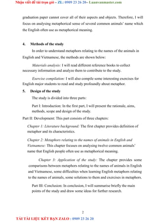 Metaphors Relating To The Names Of Animals In English And Vietnamese.doc