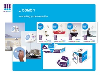 ¿ CÓMO ?
marketing y comunicación
 